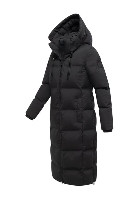 Marikoo Damen Winter Steppmantel Tikoraa mit abnehmbarer Kapuze - Image 3