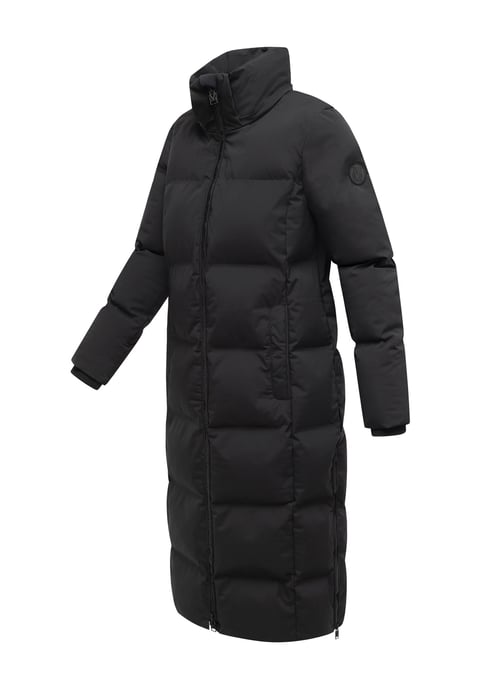 Marikoo Damen Winter Steppmantel Tikoraa mit abnehmbarer Kapuze - Image 4