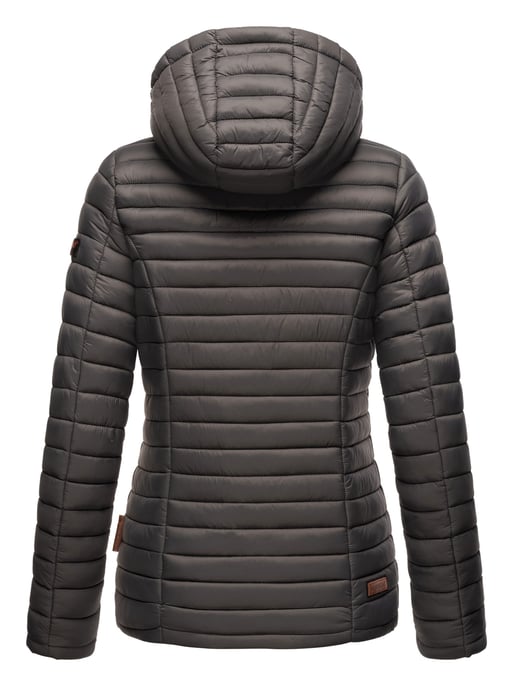 Marikoo Damen Steppjacke – Asraa, leicht mit Kapuze & Kontrastfutter - Image 5