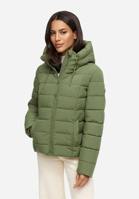 Marikoo Damen Steppjacke Tayenaa mit Kapuze & warmem Fleecefutter - Image 5