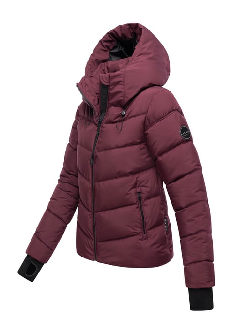 Marikoo Damen Steppjacke Yukanii mit Kapuze & femininer Passform - Image 2