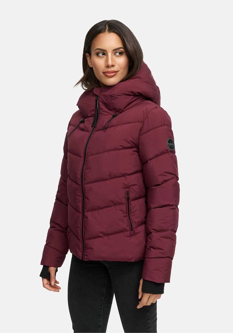 Marikoo Damen Steppjacke Yukanii mit Kapuze & femininer Passform - Image 5