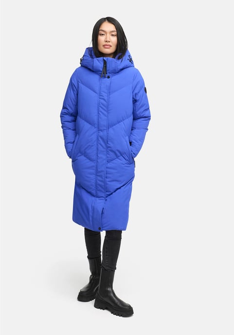 Marikoo Damen Steppmantel Teonaa mit Kapuze & sportlich-elegantem Look - Image 5