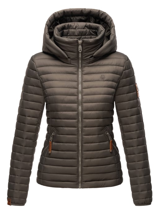Marikoo Damen Steppjacke – Löwenbaby, leicht mit abnehmbarer Kapuze - Image 2