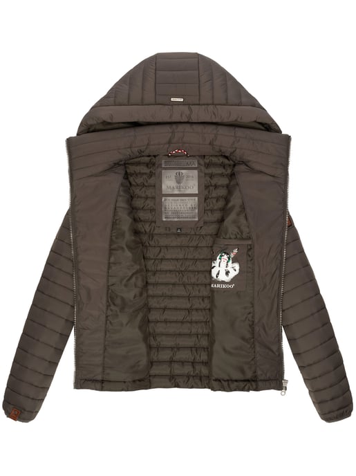 Marikoo Damen Steppjacke – Löwenbaby, leicht mit abnehmbarer Kapuze - Image 6