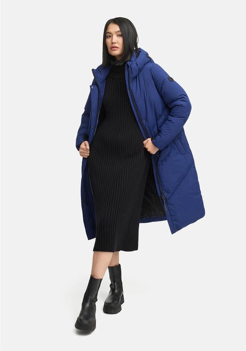 Marikoo Damen Steppmantel Teonaa mit Kapuze & sportlich-elegantem Look - Image 6