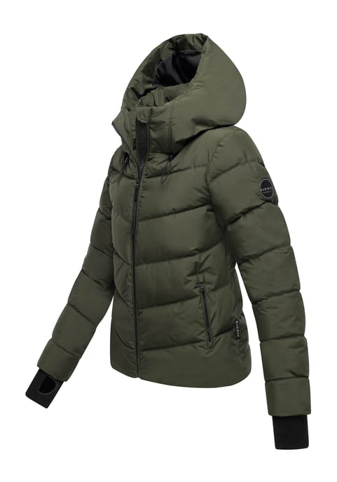 Marikoo Damen Steppjacke Yukanii mit Kapuze & femininer Passform - Image 2