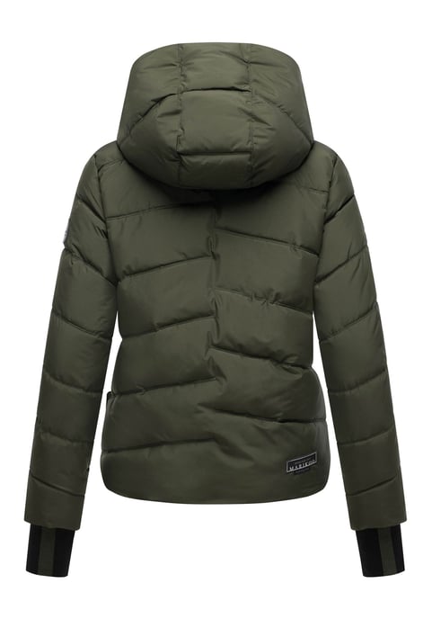 Marikoo Damen Steppjacke Yukanii mit Kapuze & femininer Passform - Image 3