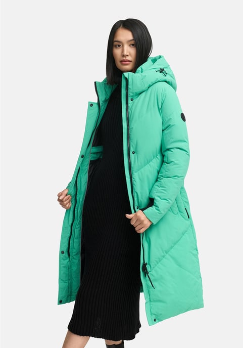 Marikoo Damen Steppmantel Teonaa mit Kapuze & sportlich-elegantem Look - Image 6