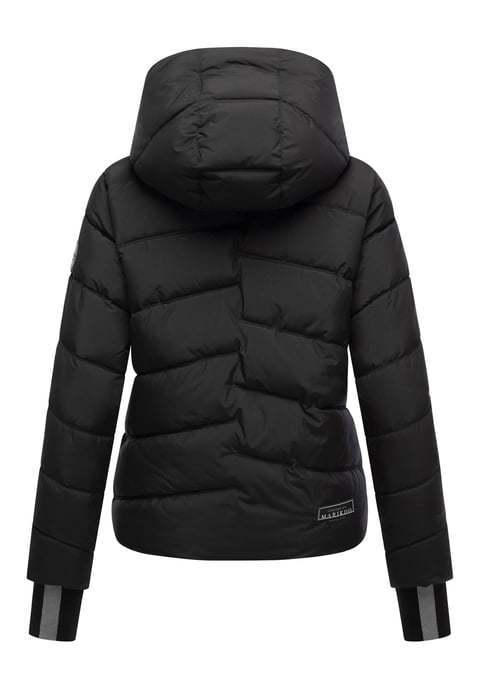 Marikoo Damen Steppjacke Yukanii mit Kapuze & femininer Passform - Image 3