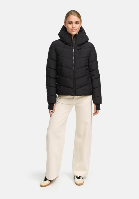 Marikoo Damen Steppjacke Yukanii mit Kapuze & femininer Passform - Image 5