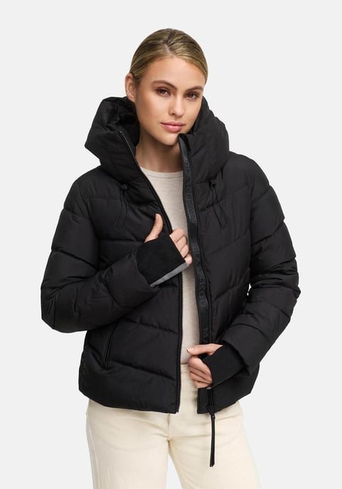 Marikoo Damen Steppjacke Yukanii mit Kapuze & femininer Passform - Image 6