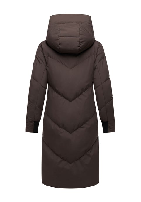 Marikoo Damen Steppmantel Teonaa mit Kapuze & sportlich-elegantem Look - Image 4