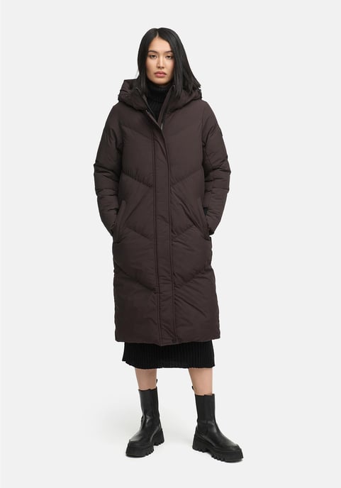 Marikoo Damen Steppmantel Teonaa mit Kapuze & sportlich-elegantem Look - Image 5