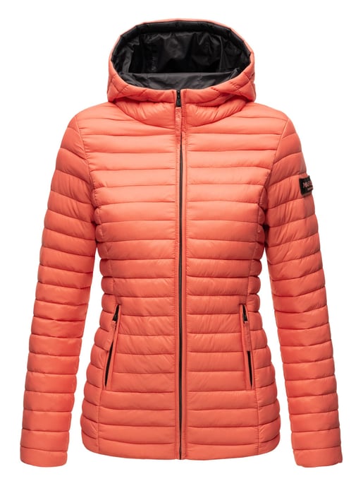 Marikoo Damen Steppjacke – Asraa, leicht mit Kapuze & Kontrastfutter - Image 2