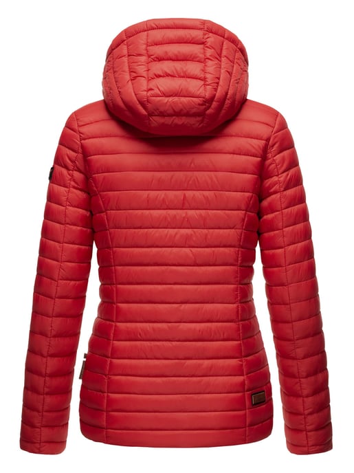 Marikoo Damen Steppjacke – Asraa, leicht mit Kapuze & Kontrastfutter - Image 4