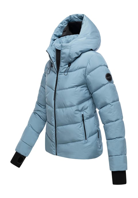 Marikoo Damen Steppjacke Yukanii mit Kapuze & femininer Passform - Image 2