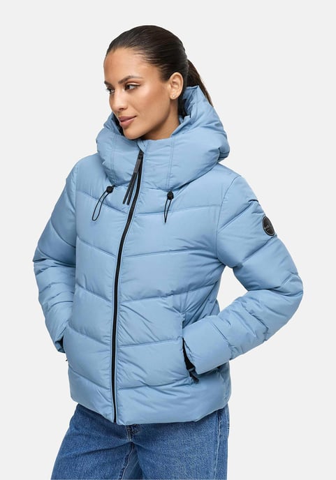 Marikoo Damen Steppjacke Yukanii mit Kapuze & femininer Passform - Image 5