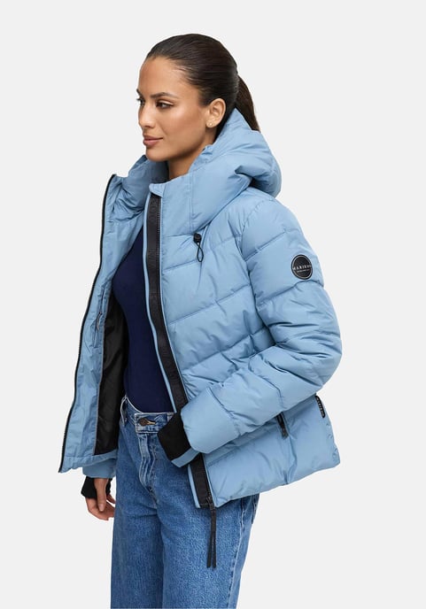 Marikoo Damen Steppjacke Yukanii mit Kapuze & femininer Passform - Image 6