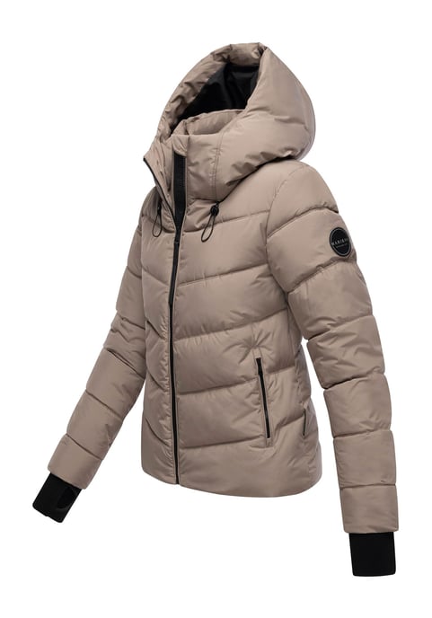 Marikoo Damen Steppjacke Yukanii mit Kapuze & femininer Passform - Image 2
