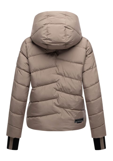 Marikoo Damen Steppjacke Yukanii mit Kapuze & femininer Passform - Image 3