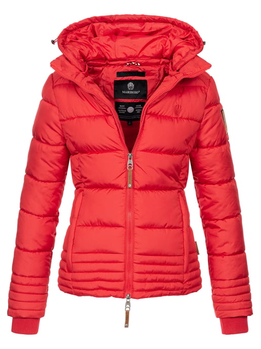 Marikoo Damen Steppjacke mit abnehmbarer Kapuze & 2-Wege-Reißverschluss - Image 1