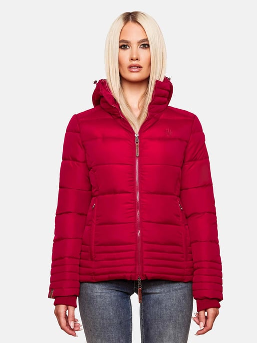 Marikoo Damen Steppjacke mit abnehmbarer Kapuze & 2-Wege-Reißverschluss - Image 4