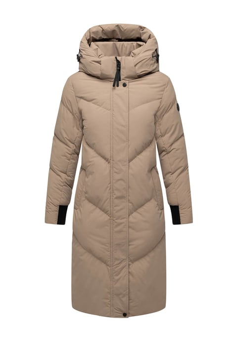 Marikoo Damen Steppmantel Teonaa mit Kapuze & sportlich-elegantem Look - Image 2