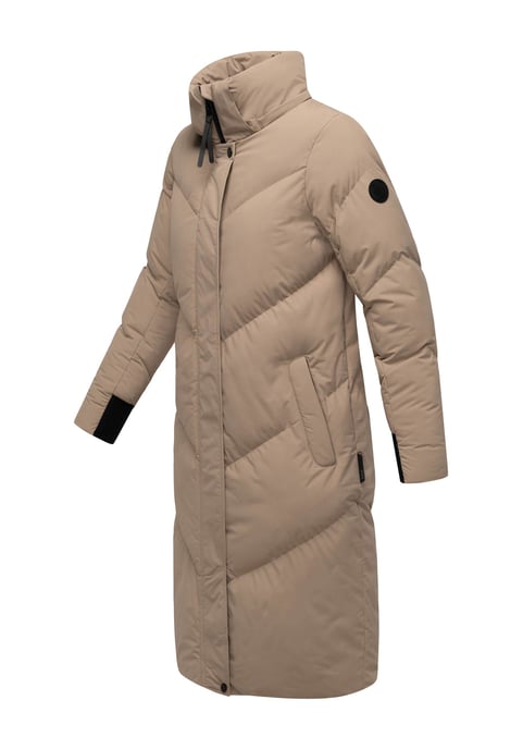Marikoo Damen Steppmantel Teonaa mit Kapuze & sportlich-elegantem Look - Image 3