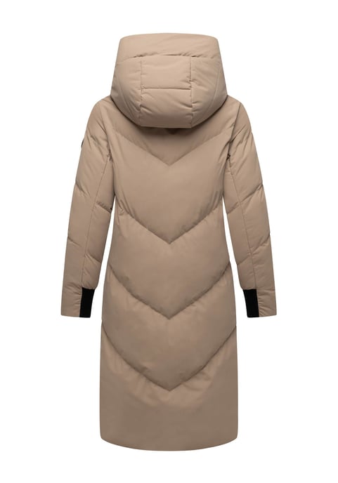Marikoo Damen Steppmantel Teonaa mit Kapuze & sportlich-elegantem Look - Image 4