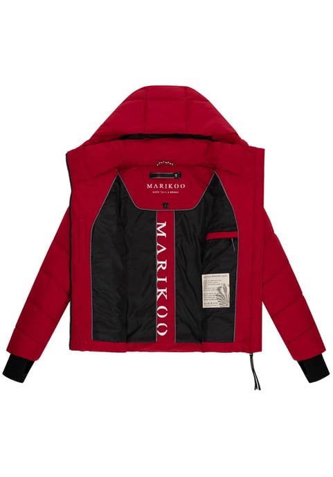 Marikoo Damen Steppjacke Yukanii mit Kapuze & femininer Passform - Image 4