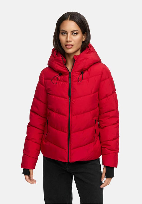 Marikoo Damen Steppjacke Yukanii mit Kapuze & femininer Passform - Image 5