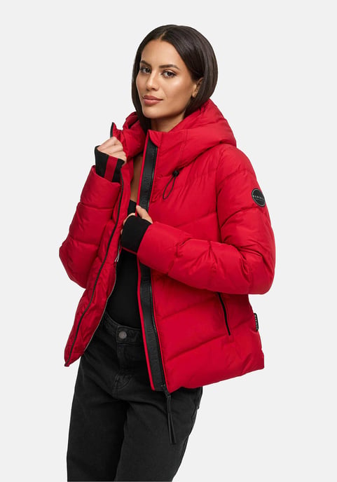 Marikoo Damen Steppjacke Yukanii mit Kapuze & femininer Passform - Image 6