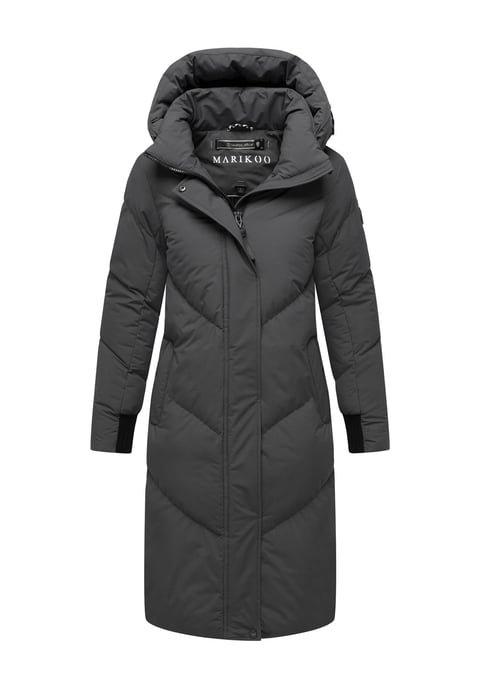 Marikoo Damen Steppmantel Teonaa mit Kapuze & sportlich-elegantem Look - Image 1