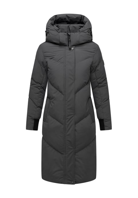 Marikoo Damen Steppmantel Teonaa mit Kapuze & sportlich-elegantem Look - Image 2