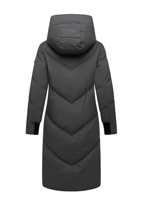 Marikoo Damen Steppmantel Teonaa mit Kapuze & sportlich-elegantem Look - Image 4