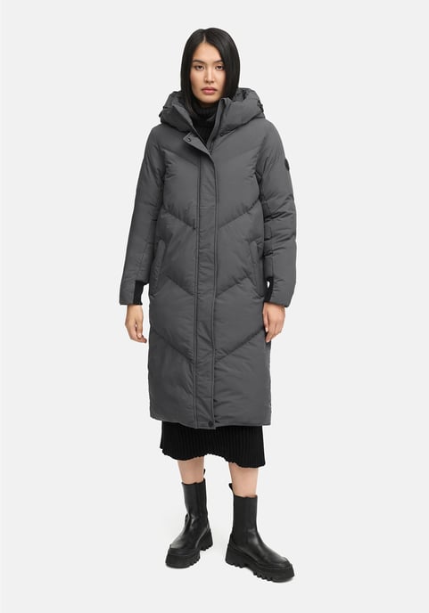 Marikoo Damen Steppmantel Teonaa mit Kapuze & sportlich-elegantem Look - Image 5