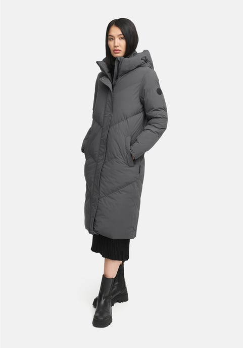 Marikoo Damen Steppmantel Teonaa mit Kapuze & sportlich-elegantem Look - Image 6