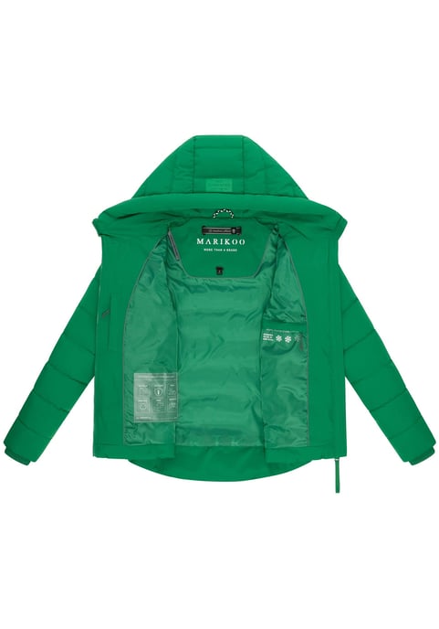 Marikoo Damen Steppjacke Tayenaa mit Kapuze & warmem Fleecefutter - Image 4