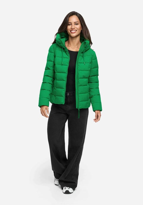 Marikoo Damen Steppjacke Tayenaa mit Kapuze & warmem Fleecefutter - Image 5