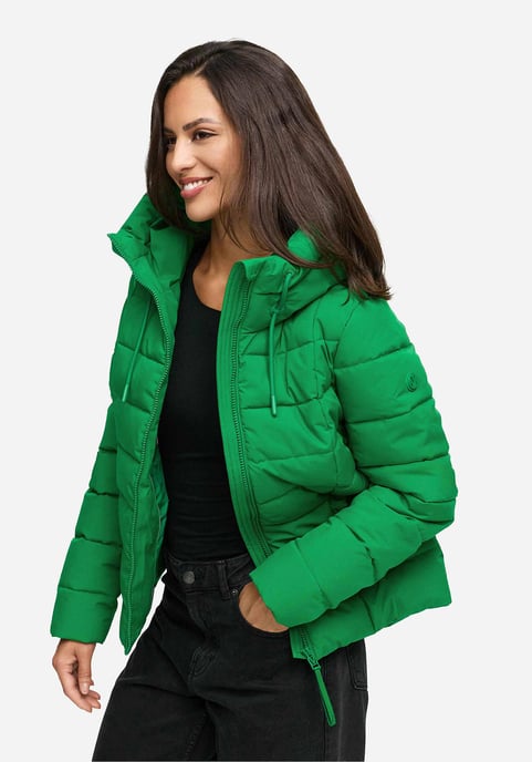 Marikoo Damen Steppjacke Tayenaa mit Kapuze & warmem Fleecefutter - Image 6