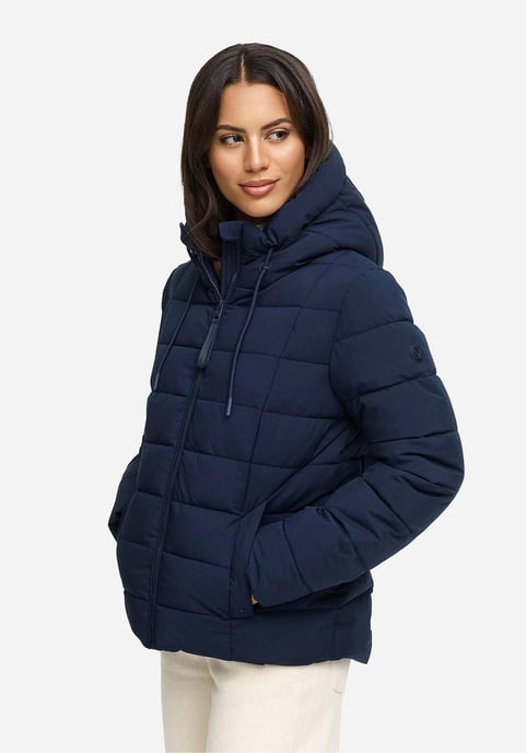 Marikoo Damen Steppjacke Tayenaa mit Kapuze & warmem Fleecefutter - Image 5