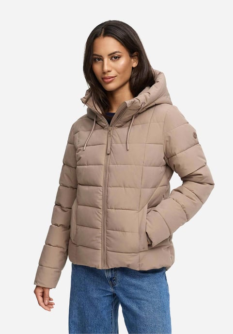 Marikoo Damen Steppjacke Tayenaa mit Kapuze & warmem Fleecefutter - Image 5