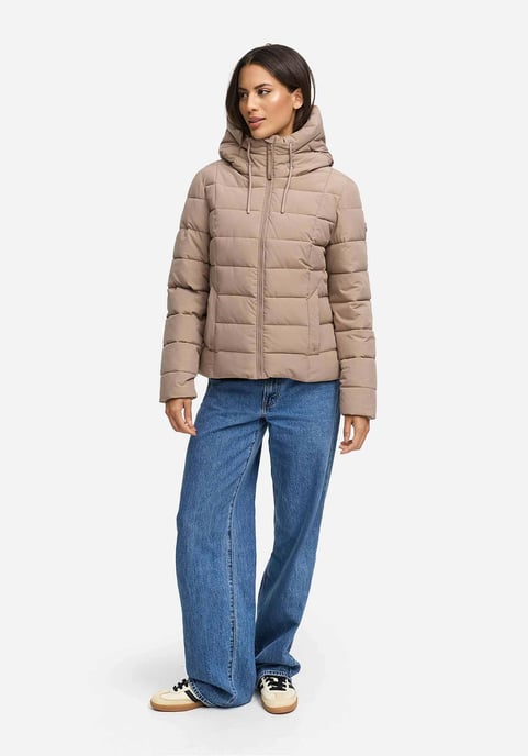 Marikoo Damen Steppjacke Tayenaa mit Kapuze & warmem Fleecefutter - Image 6