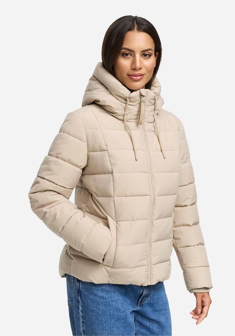Marikoo Damen Steppjacke Tayenaa mit Kapuze & warmem Fleecefutter - Image 5