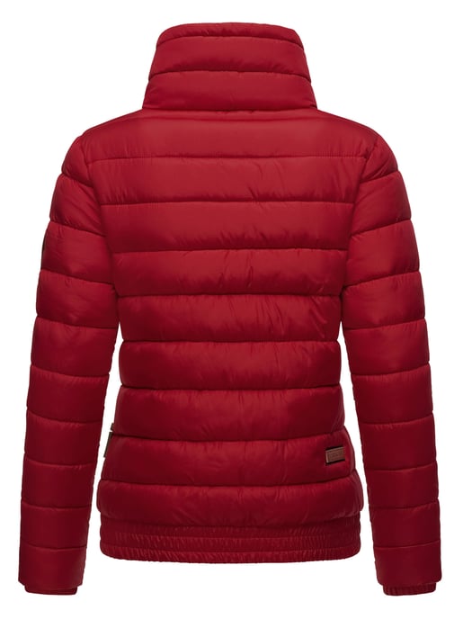 Marikoo Damen Steppjacke Poisen mit hohem Kragen & Teddyfleece-Taschen - Image 4