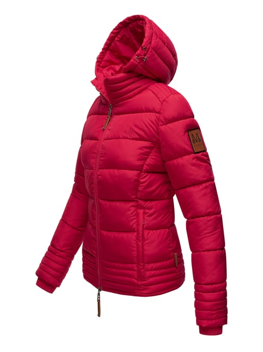 Marikoo Damen Steppjacke mit abnehmbarer Kapuze & 2-Wege-Reißverschluss - Image 3