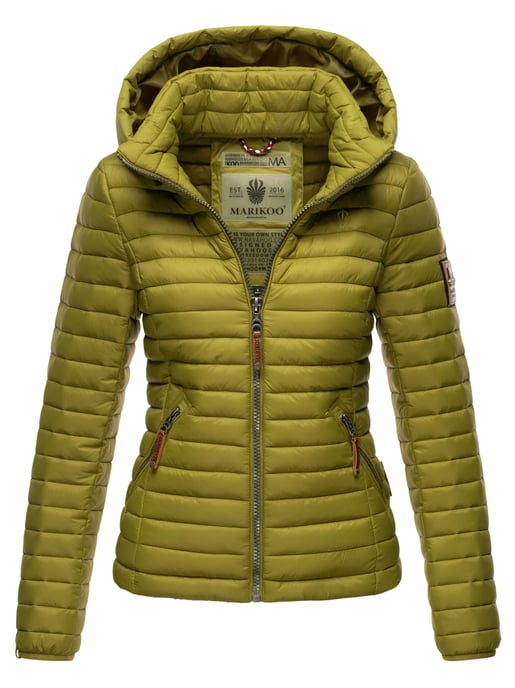 Marikoo Damen Steppjacke – Löwenbaby, leicht mit abnehmbarer Kapuze - Image 1