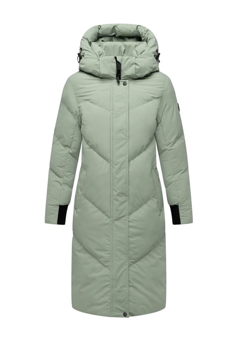 Marikoo Damen Steppmantel Teonaa mit Kapuze & sportlich-elegantem Look - Image 2
