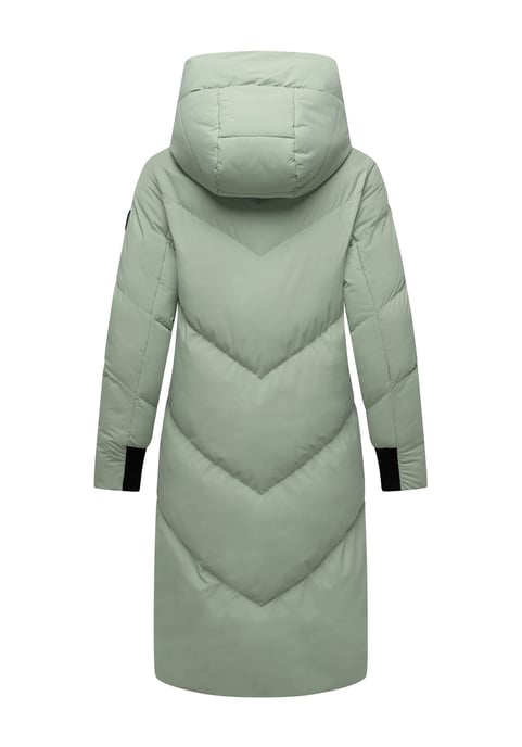 Marikoo Damen Steppmantel Teonaa mit Kapuze & sportlich-elegantem Look - Image 4